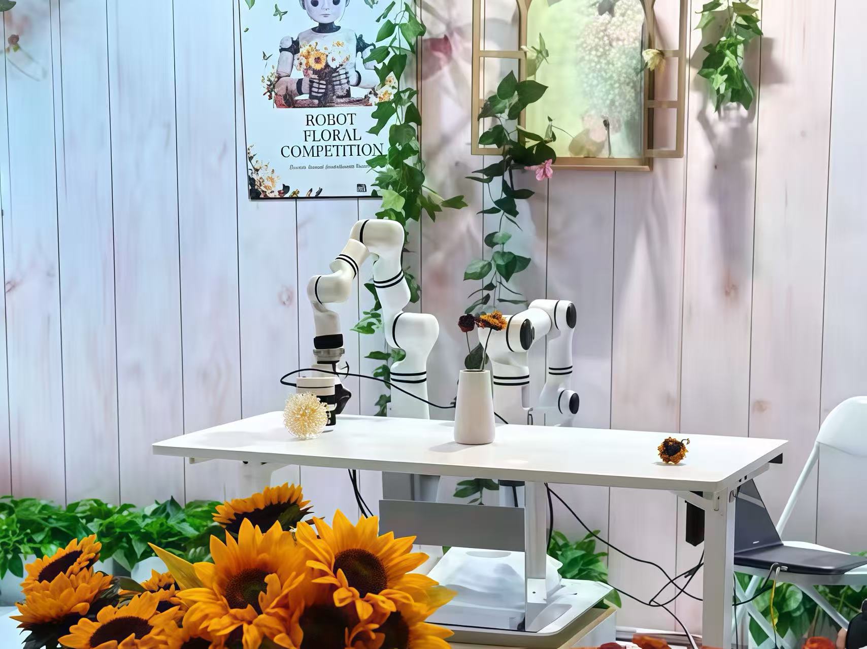 HKStarHarbour Group Unveils Floral-Arranging Robot at the Global Developers Pioneer Conference, Showcasing the Future of Embodied Intelligence with Ingenious “Dexterous Hands”